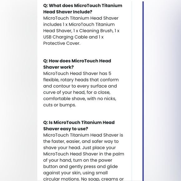 MICROTOUCH TITANIUM HEAD SHAVER - Picture 12 of 15